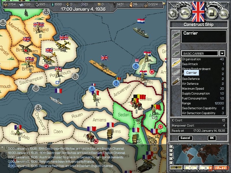 screen3 large Hearts of Iron Platinum Edition [PC Download]