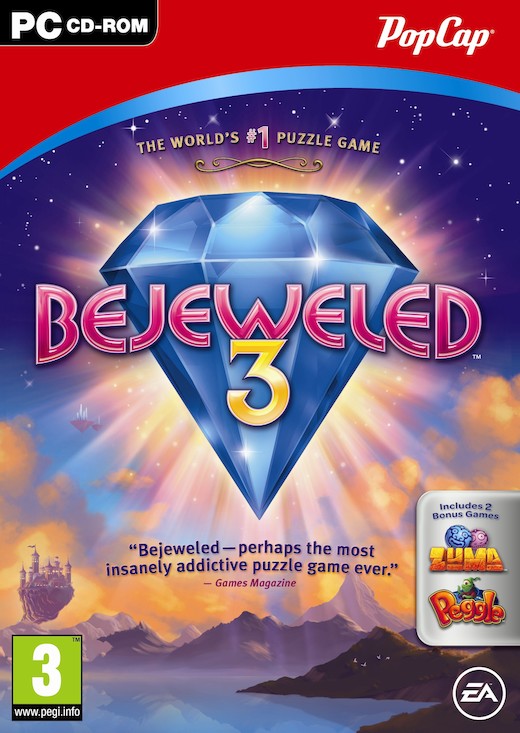 BoxShot uk grande Bejeweled 3 Télécharger PC complet [Aucune activation nécessaire]
