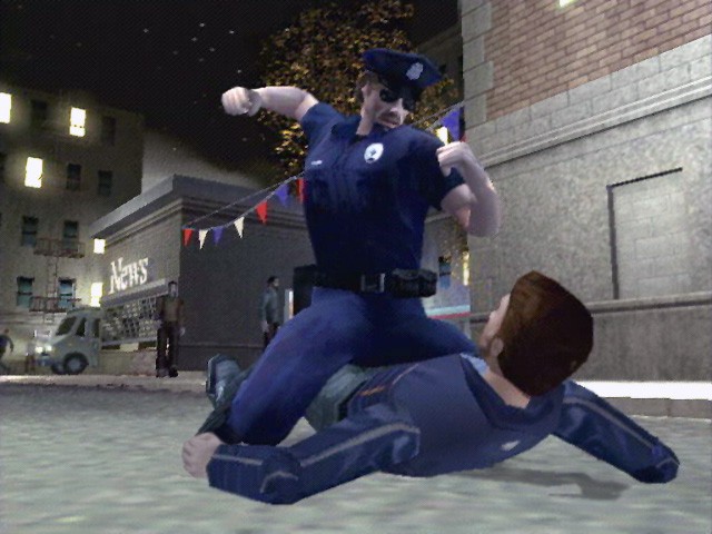 Screenshot of NARC (PS2)