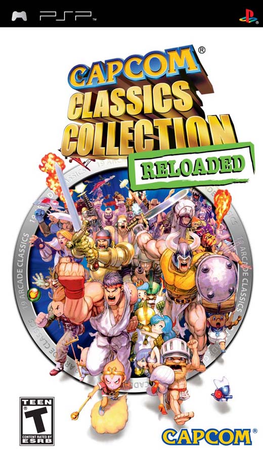 PSP   Capcom Classics Collection Reloaded USA BADR1X preview 0