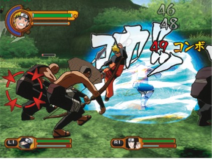 Screenshot of Naruto Shippuden: Ultimate Ninja 5 (PS2)